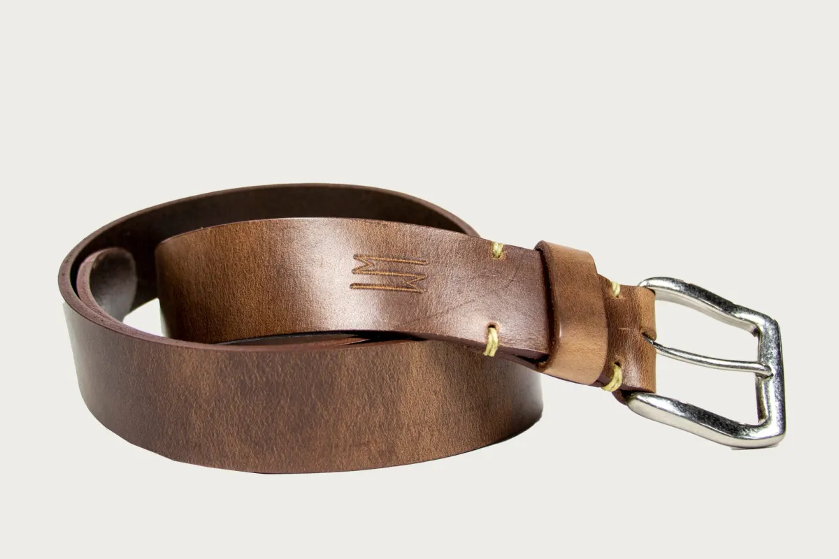 Waltzing Matilda Unisex Belt—Natural Chromexcel sold by Heddels Shop