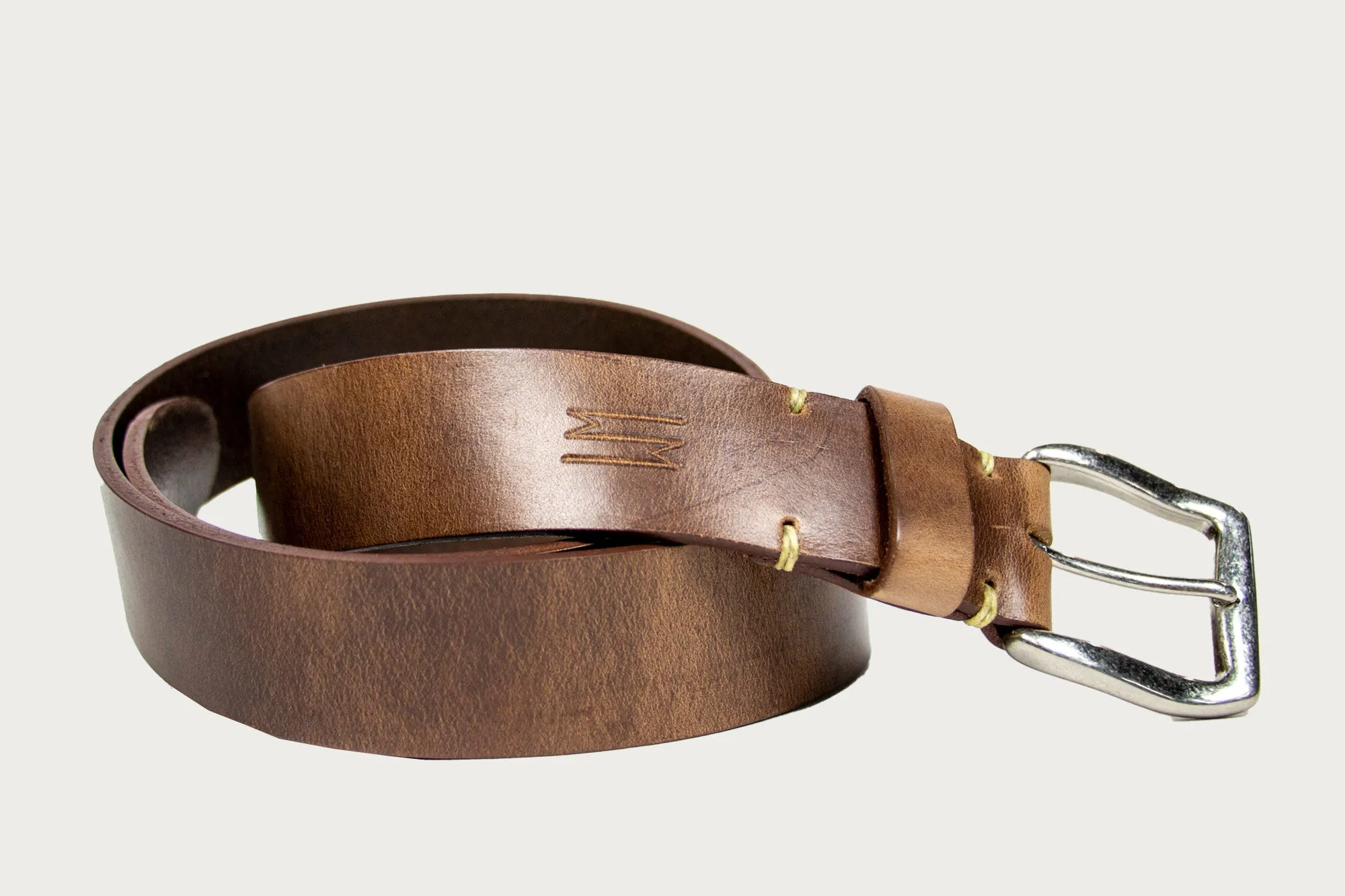 Waltzing Matilda Unisex Belt—Natural Chromexcel sold by Heddels Shop