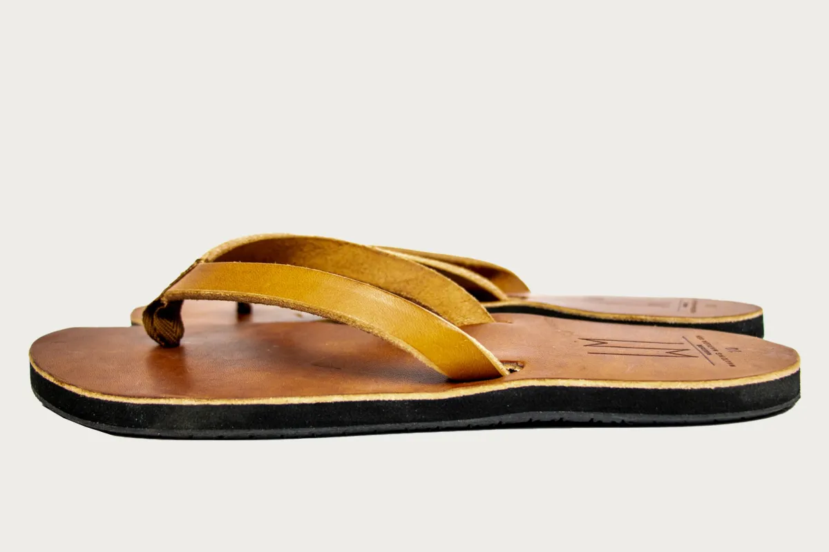 Waltzing Matilda Jordann Women's Sandal—Natural Chromexcel sold by Heddels Shop
