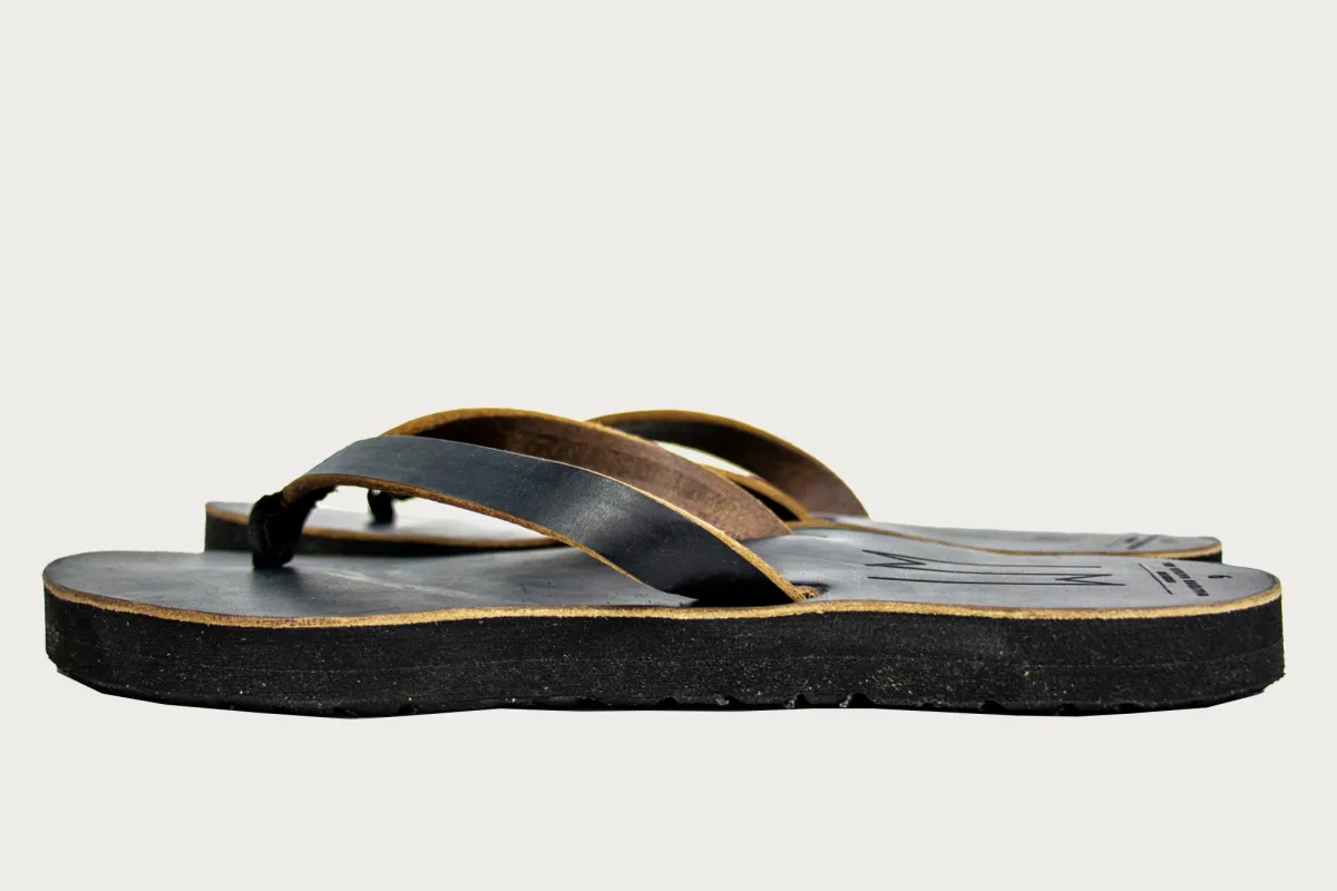 Waltzing Matilda Jordann Women's Sandal—Black Chromexcel sold by Heddels Shop