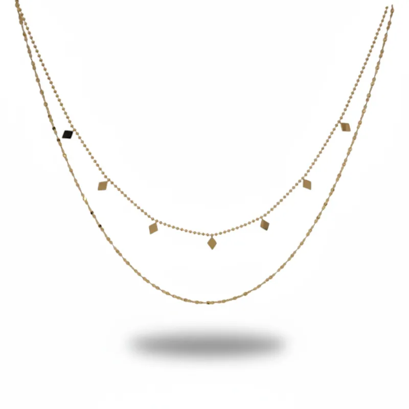 Mira Layered Necklace made by KEMMI collection