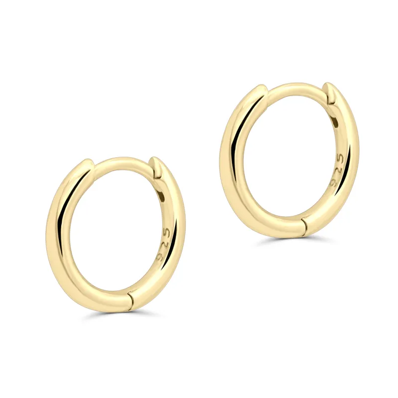 Small Plain Hoops made by KEMMI collection