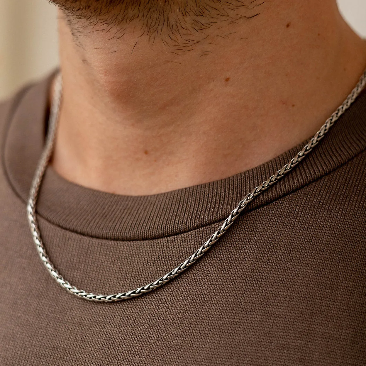 Silver Mini Cross Necklace Chain sold by KEMMI collection product image thumbnail 2