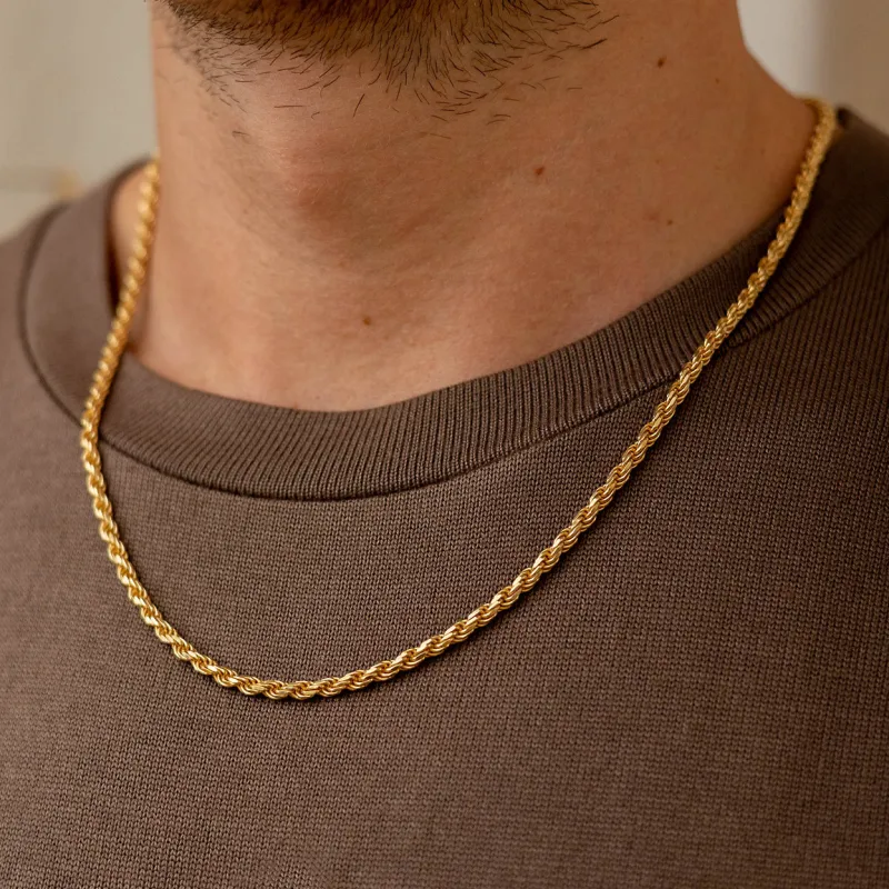 Rope Chain Necklace - 3mm made by KEMMI collection