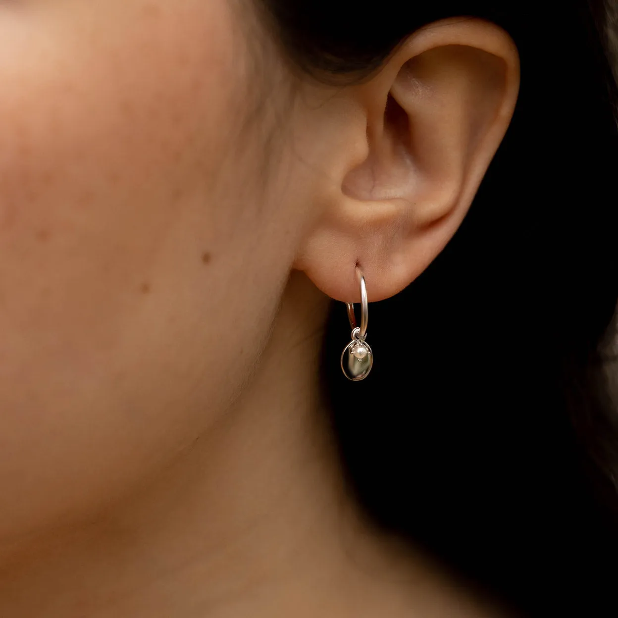 Alina Stud Hoop Earrings sold by KEMMI collection product image thumbnail 2