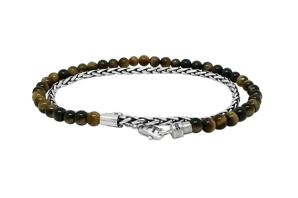 Silver Mini Chain Bead Tiger sold by KEMMI collection product image thumbnail 2
