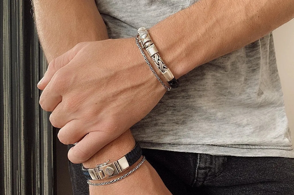 Men's Silver Mini Elias Bracelet sold by KEMMI collection product image thumbnail 3