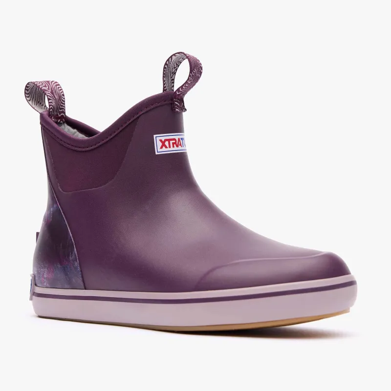 Women's Trolling Pack Fleece Lined Ankle Deck Boot made by XTRATUF