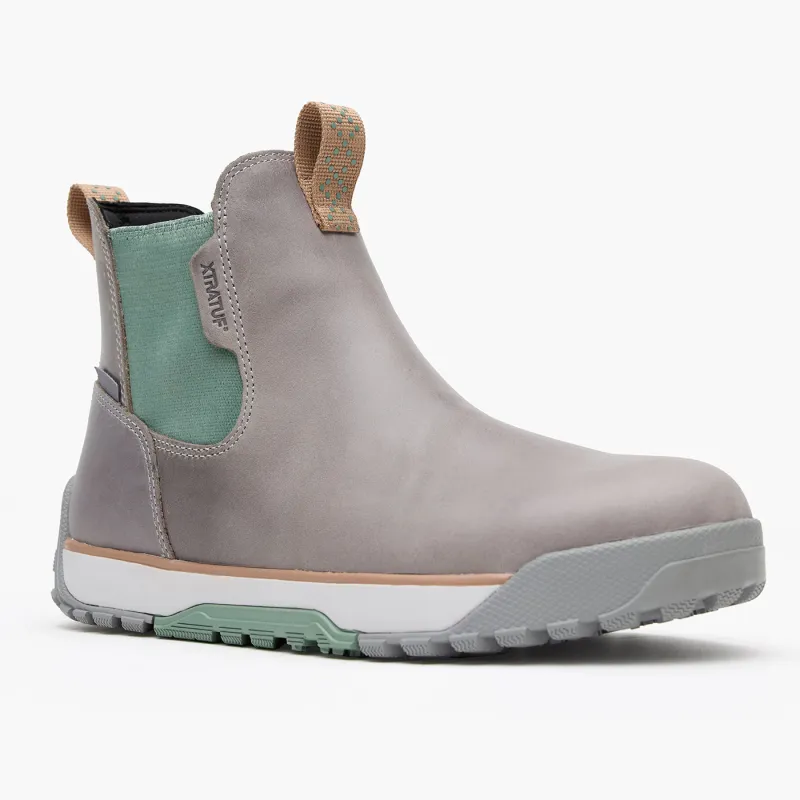 Women's Waterproof Leather Ankle Deck Boot made by XTRATUF