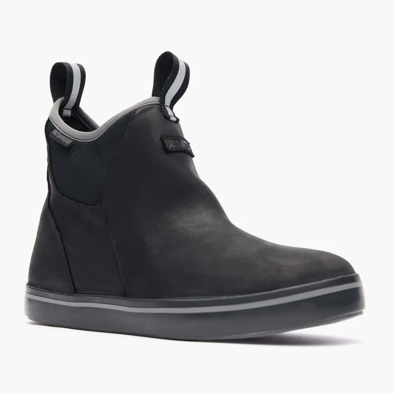 Women's Leather Ankle Deck Boot made by XTRATUF