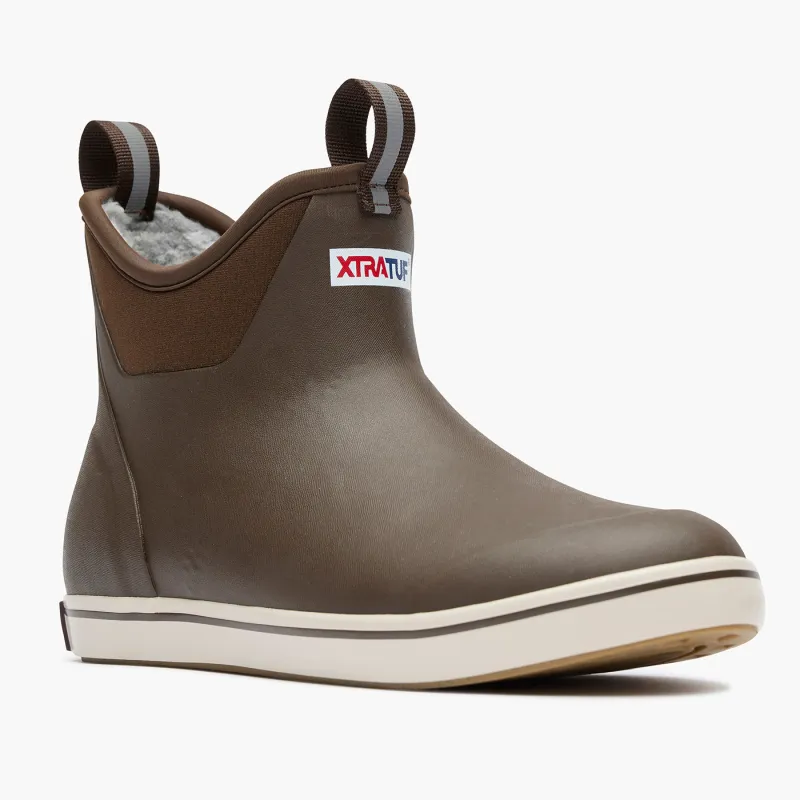 Men's Fleece Lined Ankle Deck Boot made by XTRATUF