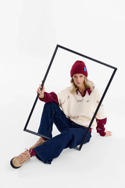 Bluza polo What If x Kit Agar sold by Naoko