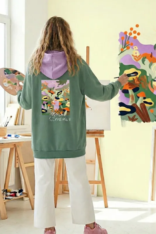 Bluza z kapturem Garden Path x Maggie Stephenson sold by Naoko