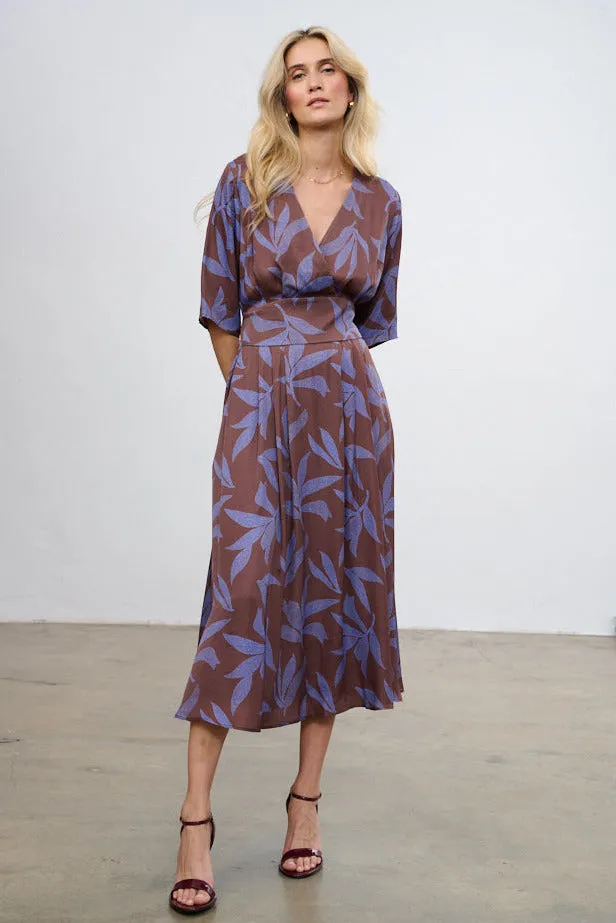 Sukienka midi Lavender Wine sold by Naoko