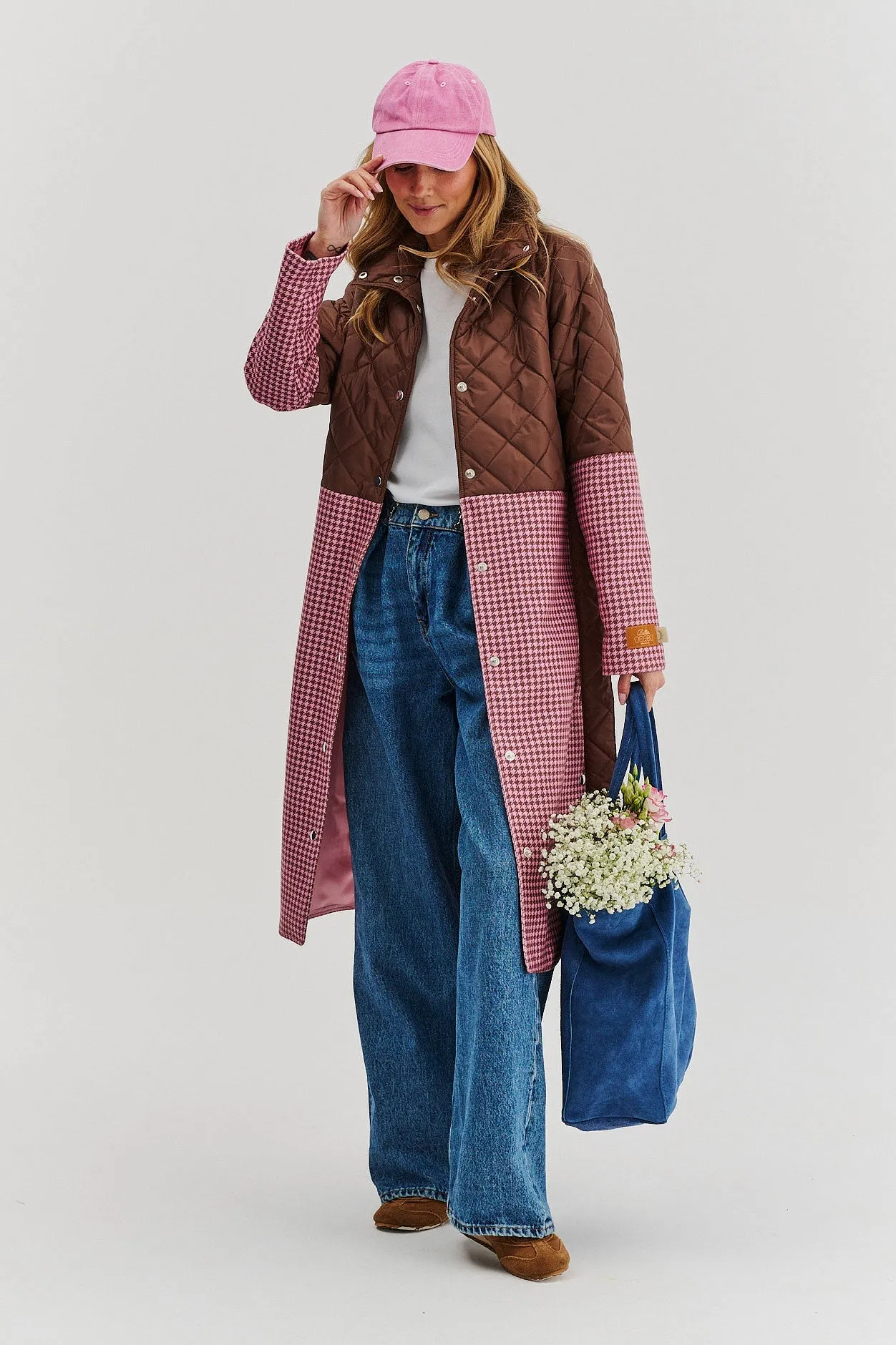 Płaszcz z łączonych tkanin Harmony sold by Naoko product image thumbnail 4