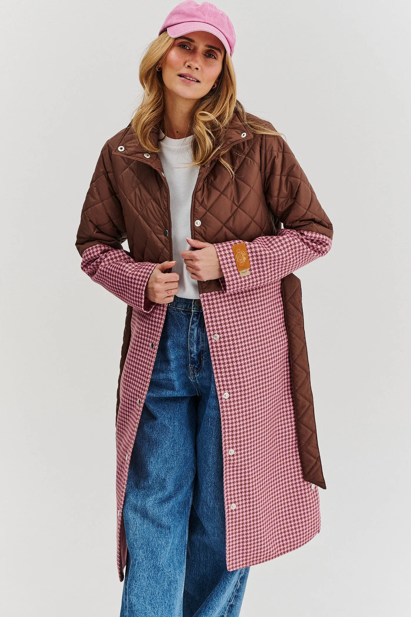 Płaszcz z łączonych tkanin Harmony sold by Naoko product image thumbnail 5