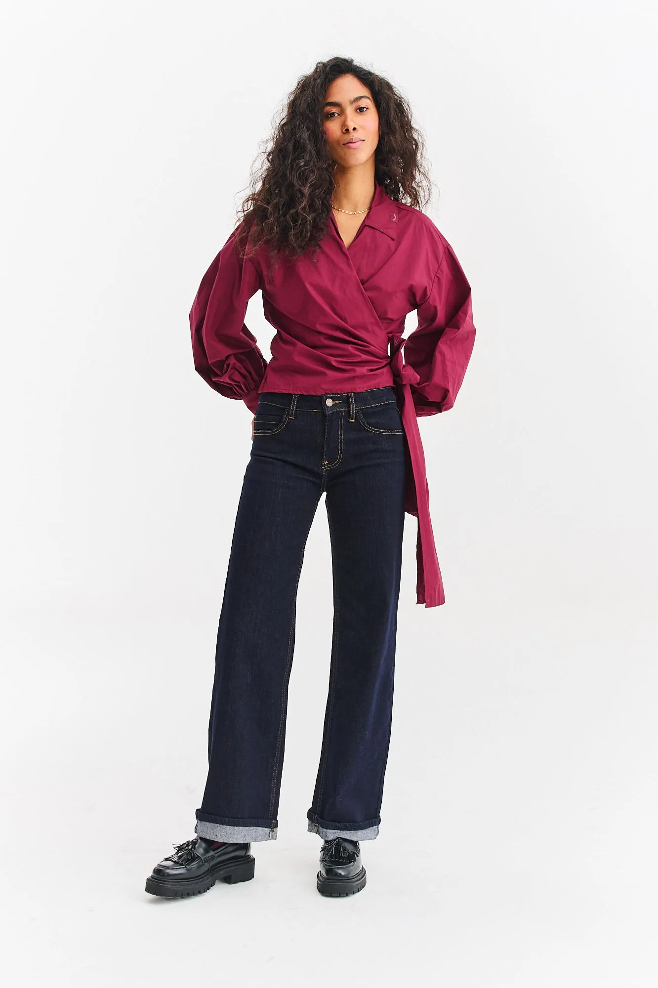 Koszula z wiązaniem Shape of Her sold by Naoko