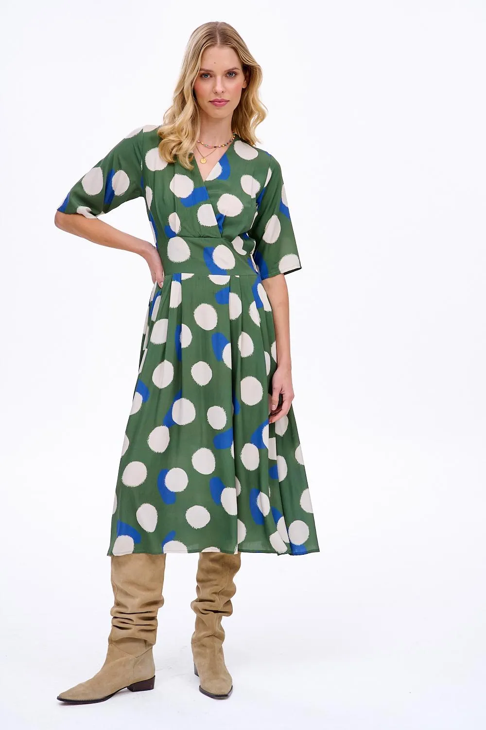 Sukienka midi Lucky Dot sold by Naoko product image thumbnail 4