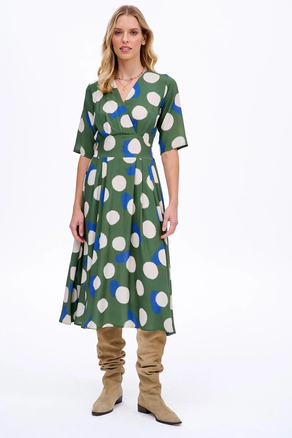 Sukienka midi Lucky Dot sold by Naoko product image thumbnail 3