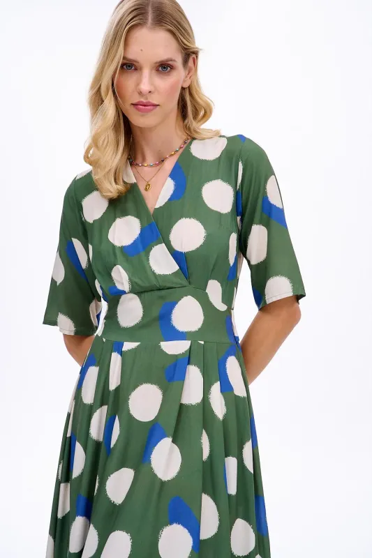 Sukienka midi Lucky Dot made by Naoko