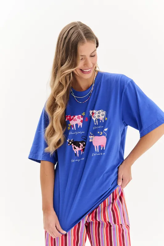 T-shirt Happy Moo sold by Naoko