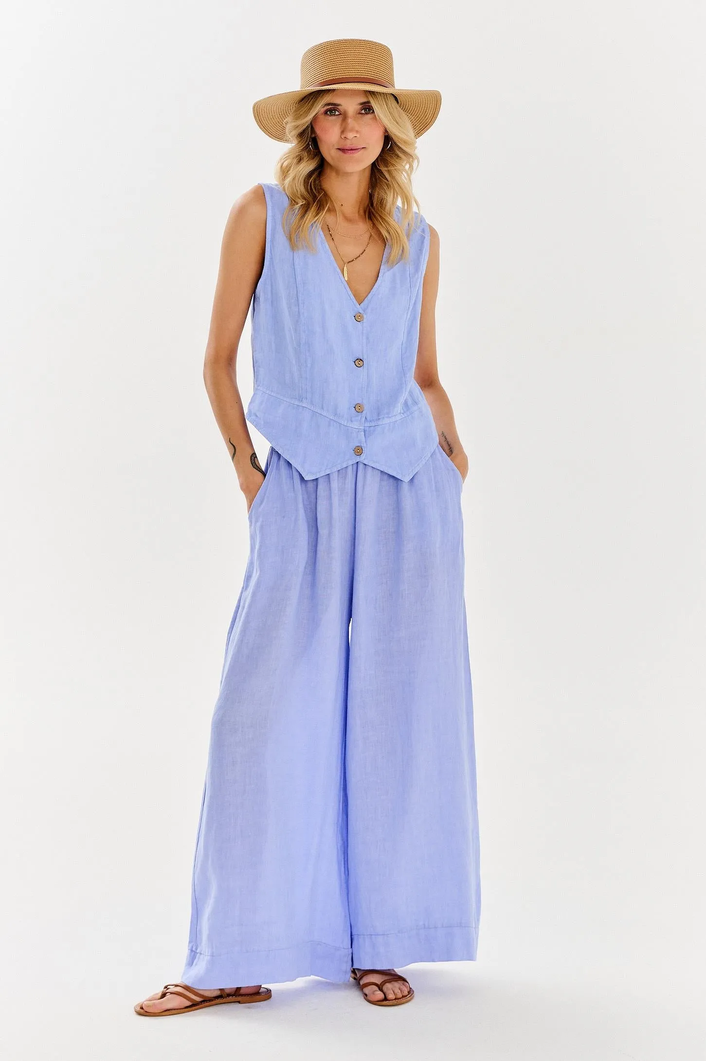 Kamizelka lniana Light Breeze sold by Naoko product image thumbnail 5