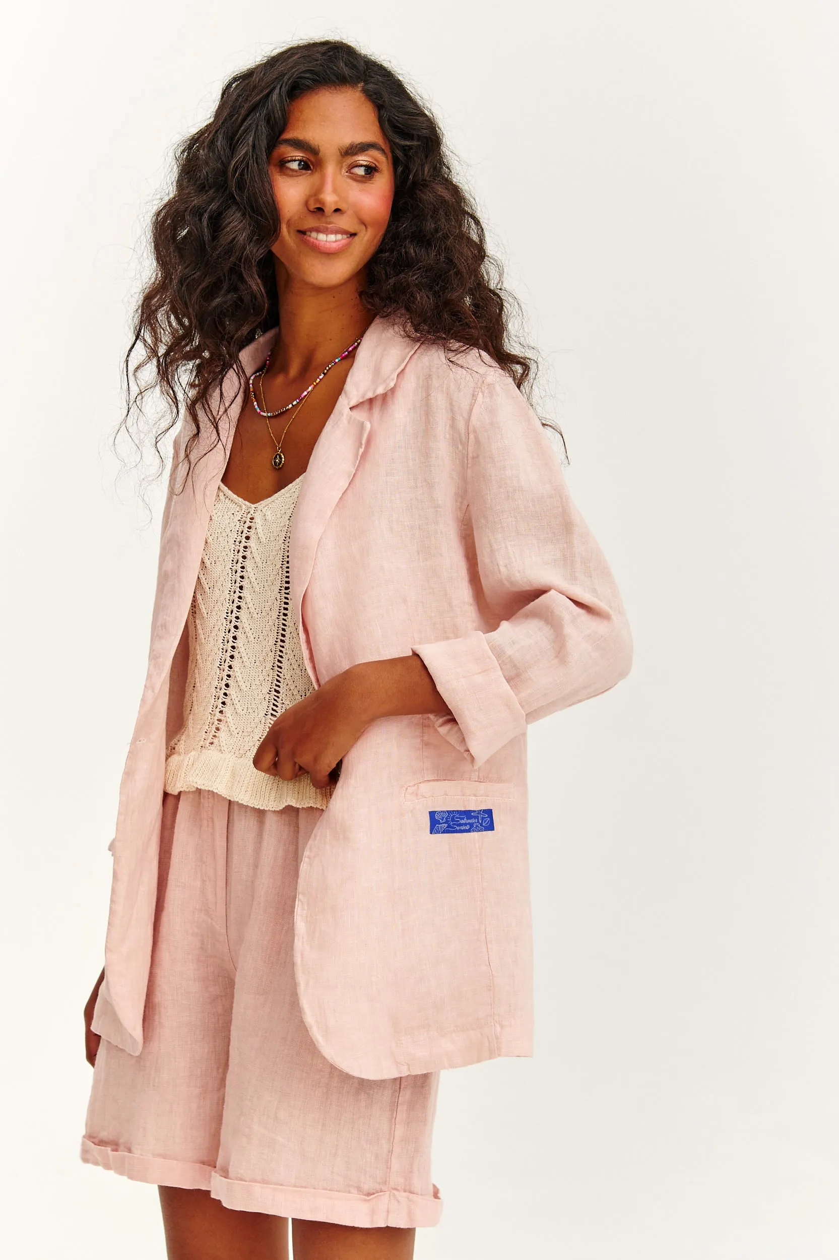 Marynarka lniana Ocean Air sold by Naoko product image thumbnail 5