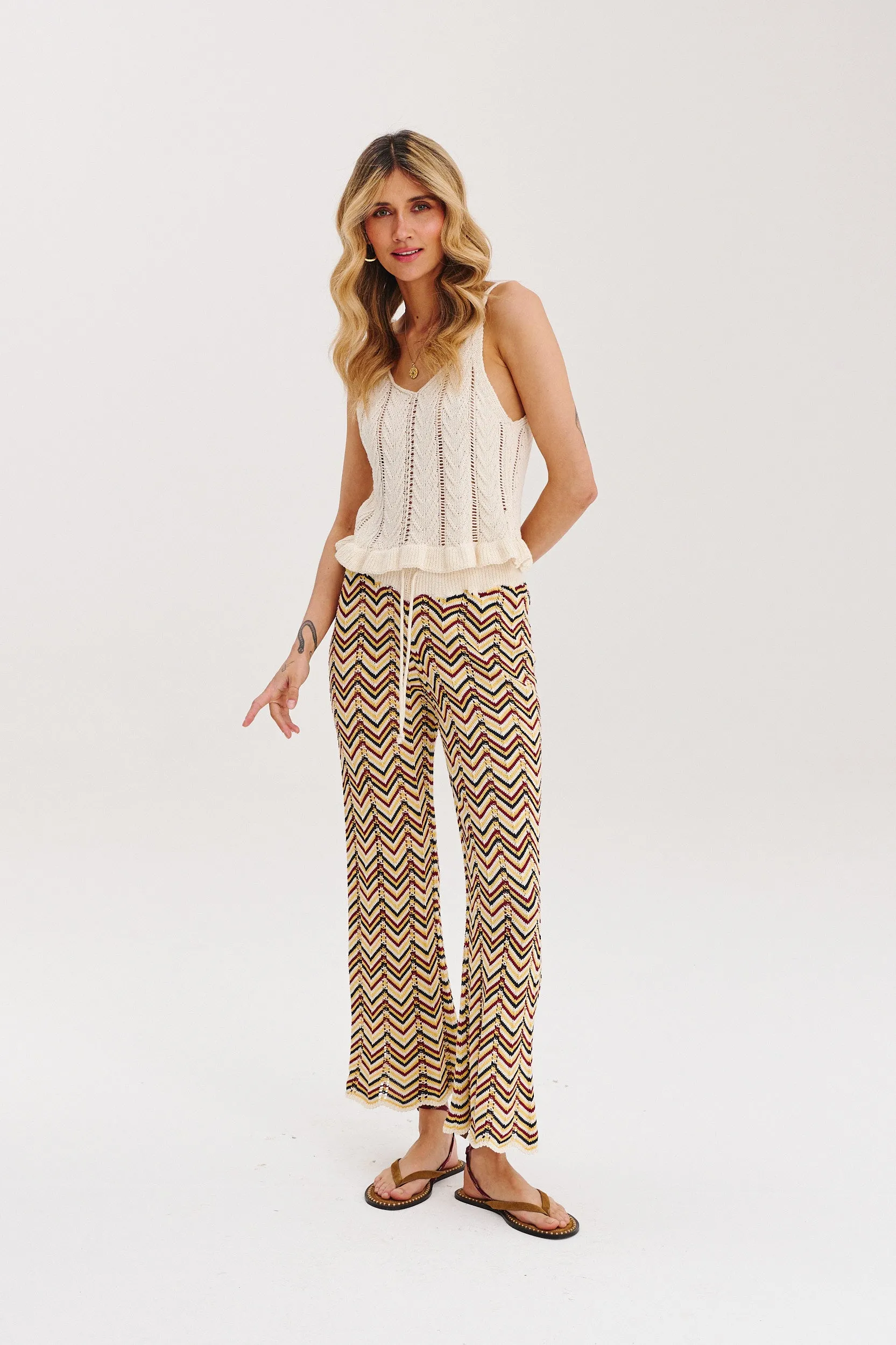 Spodnie crochet Whispering Dunes sold by Naoko product image thumbnail 2