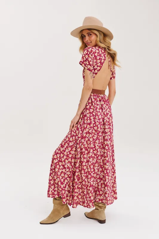 Sukienka maxi z odkrytymi plecami Mariposa sold by Naoko