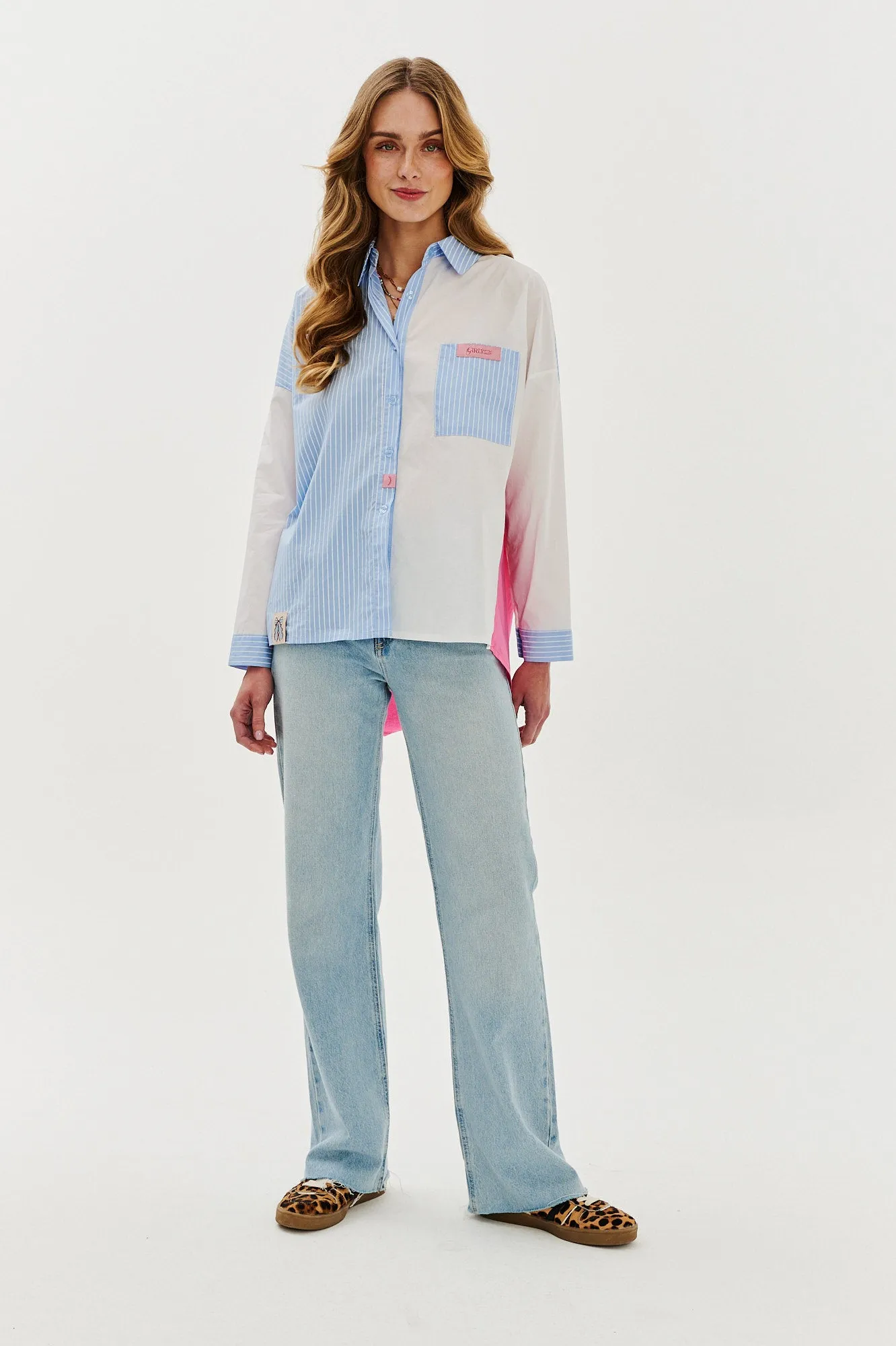 Koszula z łączonych tkanin Fresh Attitude sold by Naoko product image thumbnail 5