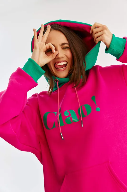 Bluza z kapturem Ciao Arrivederci sold by Naoko