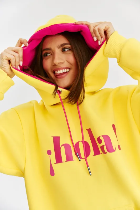 Bluza z kapturem Hola Adios sold by Naoko