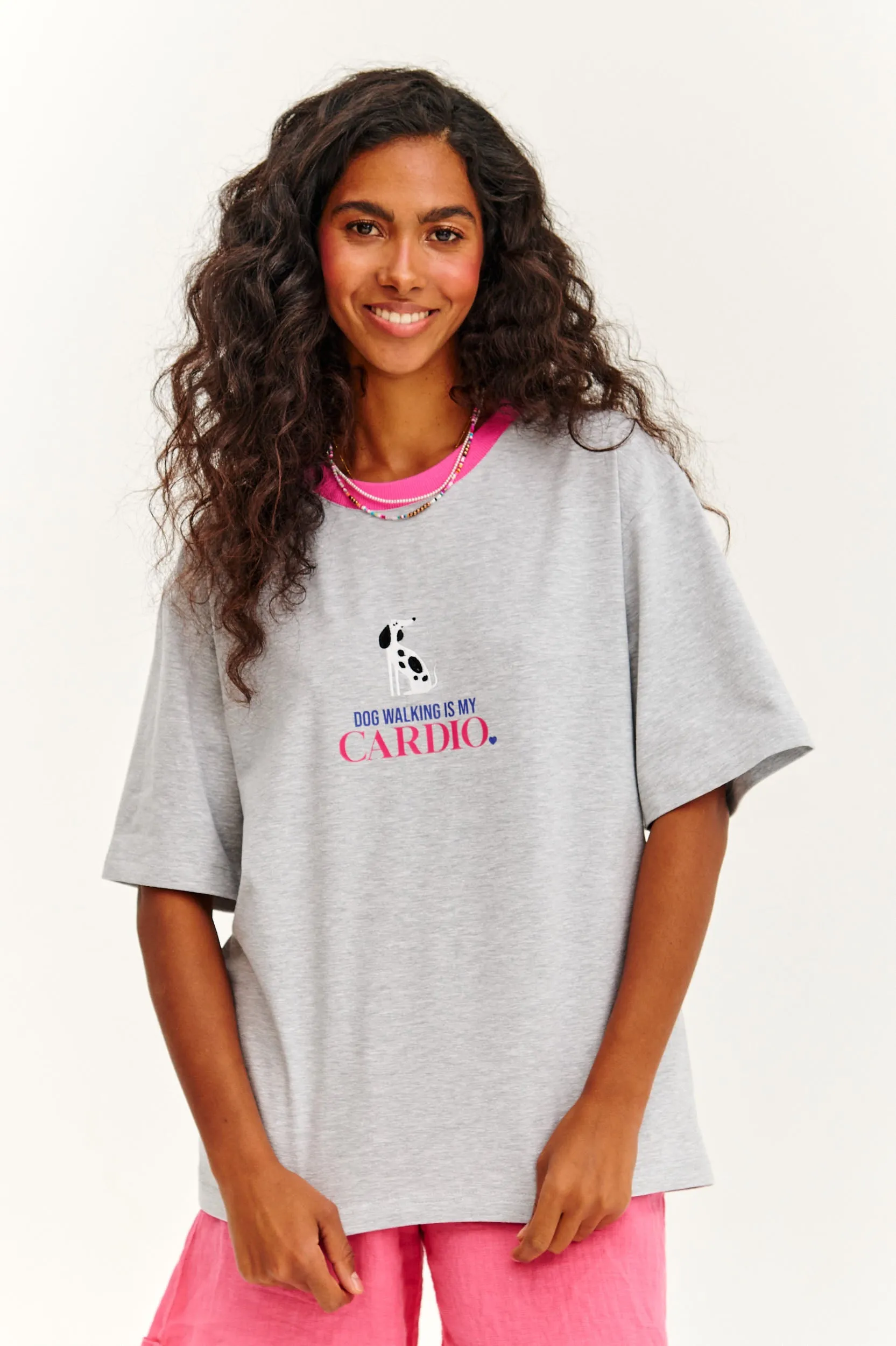 T-shirt Woof Walks sold by Naoko product image thumbnail 2