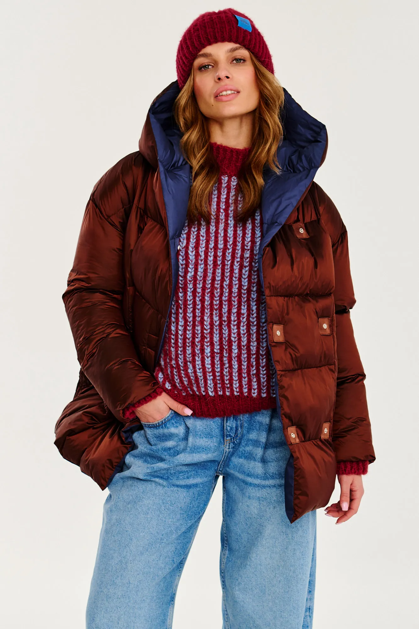 Dwustronna kurtka zimowa Alaska Cinnamon Cloud sold by Naoko product image thumbnail 5