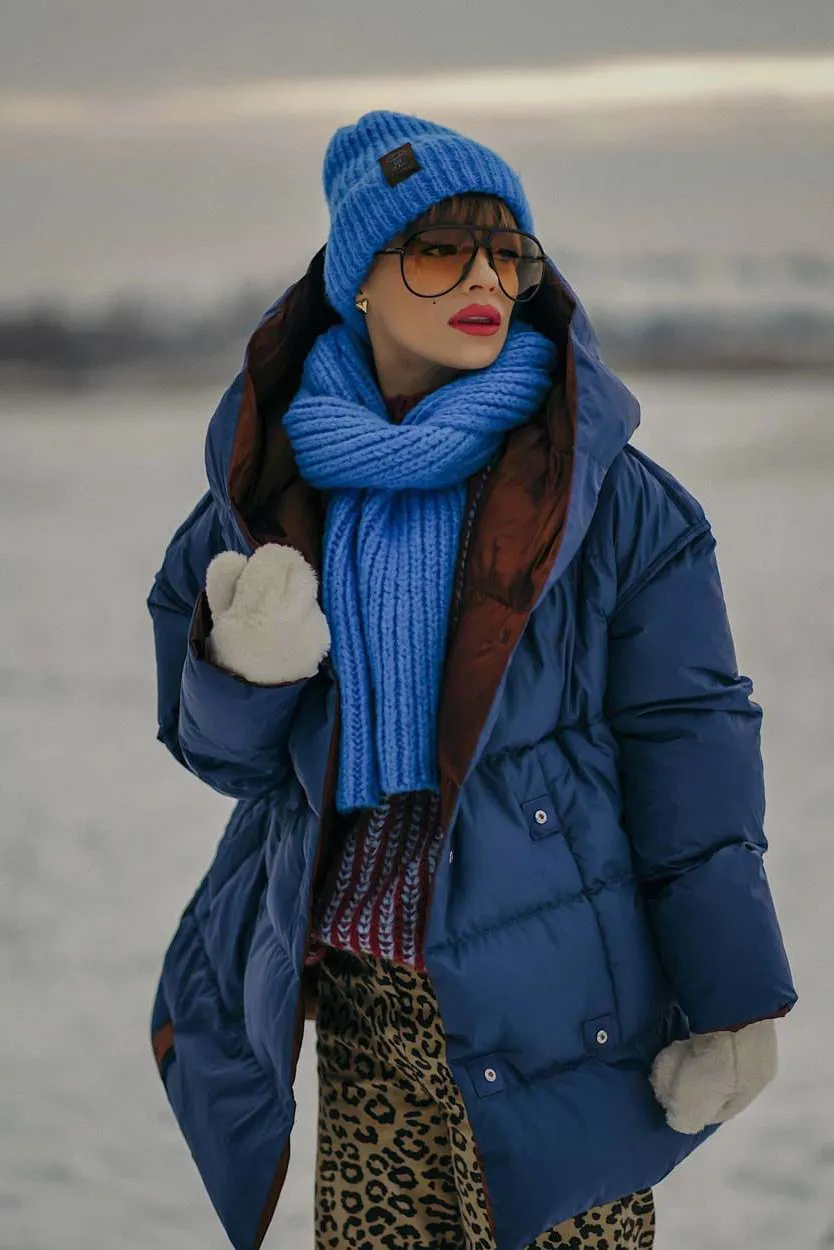 Dwustronna kurtka zimowa Alaska Cinnamon Cloud sold by Naoko product image thumbnail 2