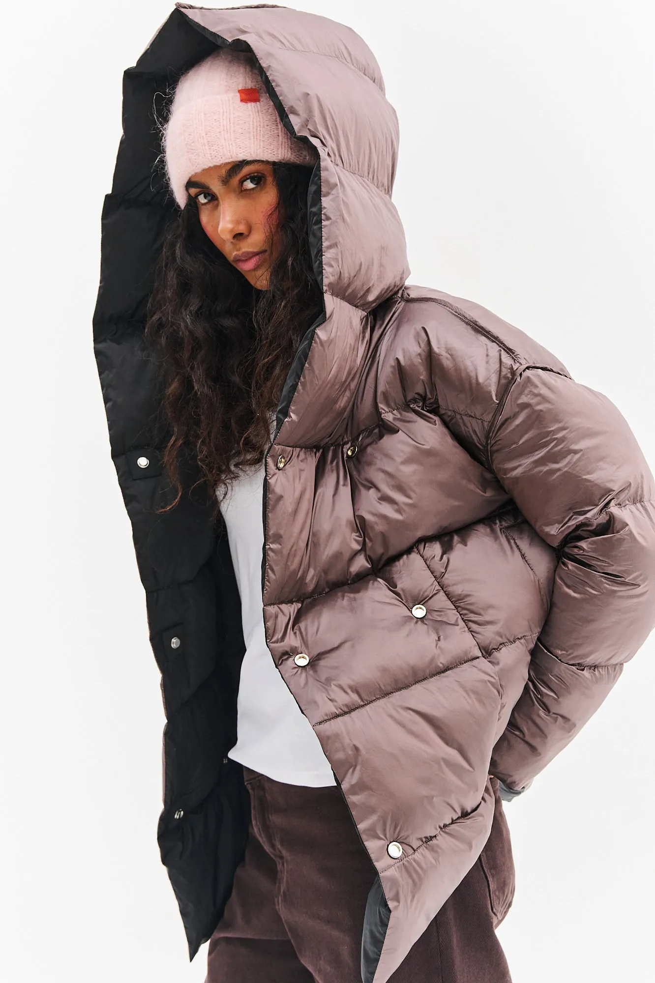 Dwustronna kurtka zimowa Alaska Velvet Earth sold by Naoko product image thumbnail 2