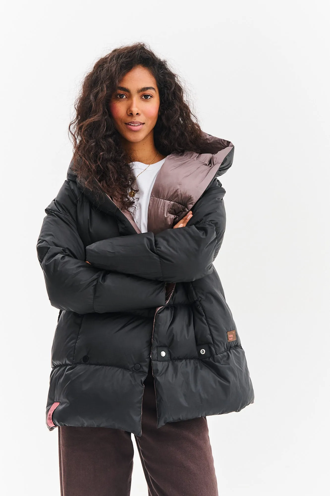 Dwustronna kurtka zimowa Alaska Velvet Earth sold by Naoko product image thumbnail 4