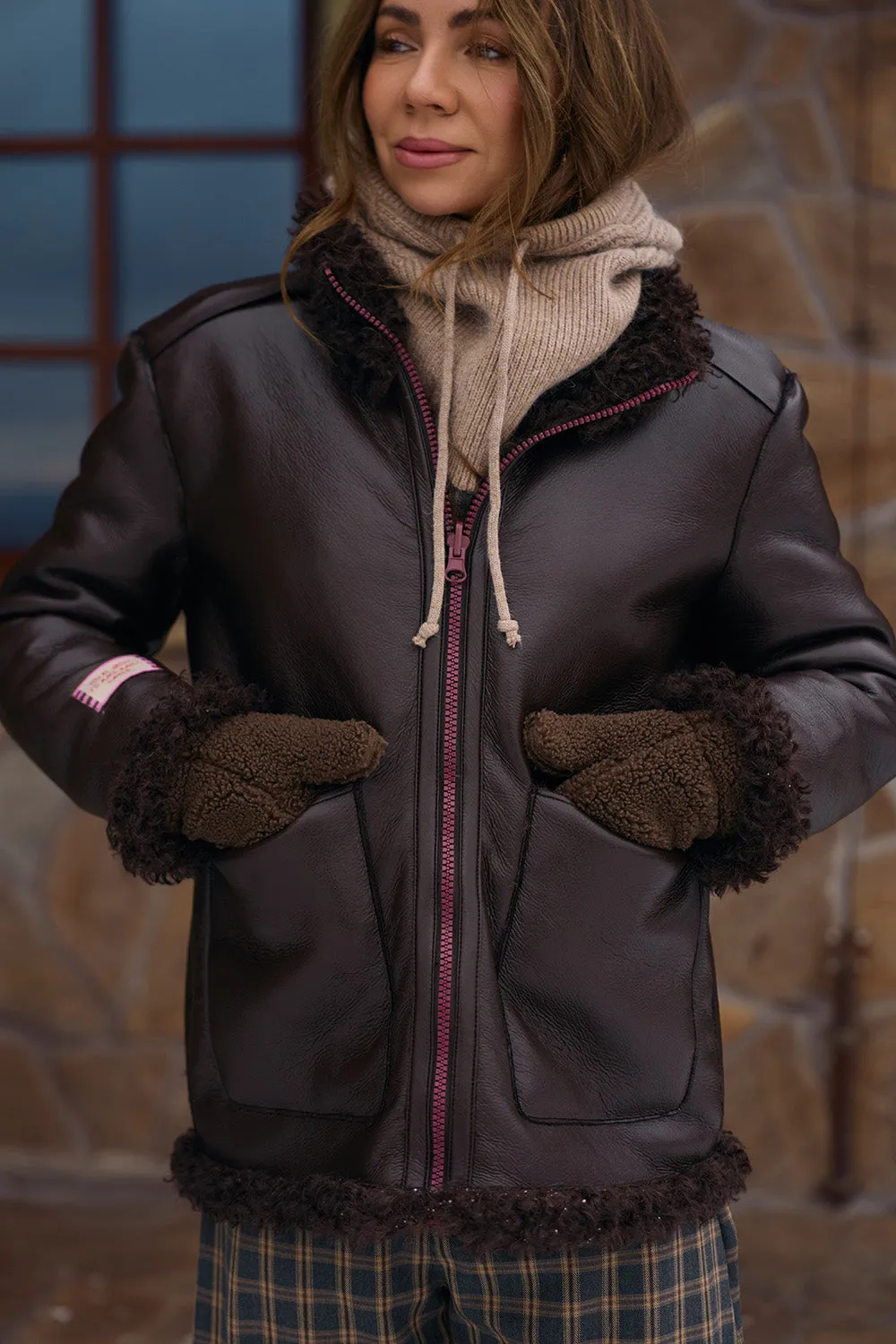 Kurtka Fluffy Mocha Moonrise sold by Naoko product image thumbnail 3