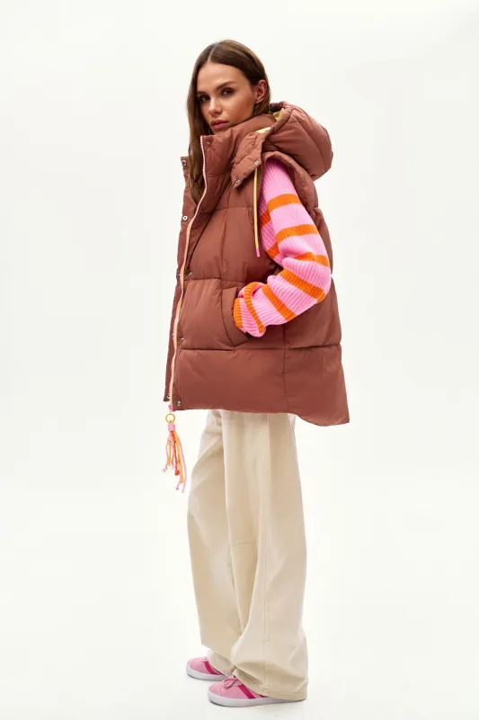 Kamizelka pikowana Golden Hour made by Naoko