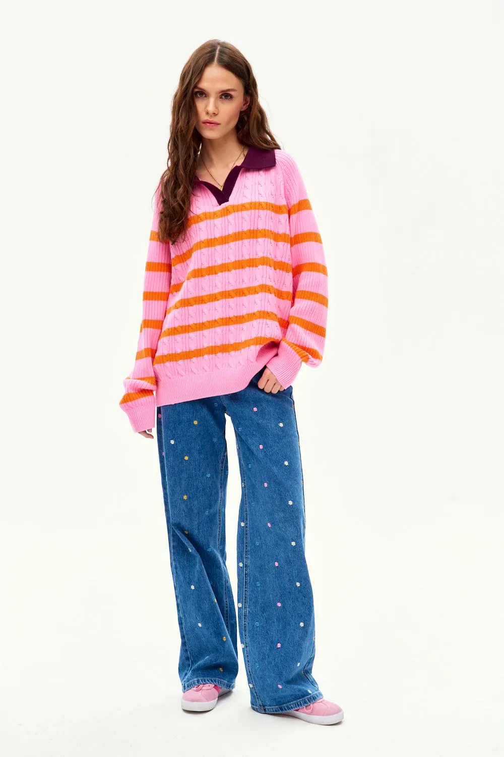 Sweter polo Pink Cloud sold by Naoko product image thumbnail 3