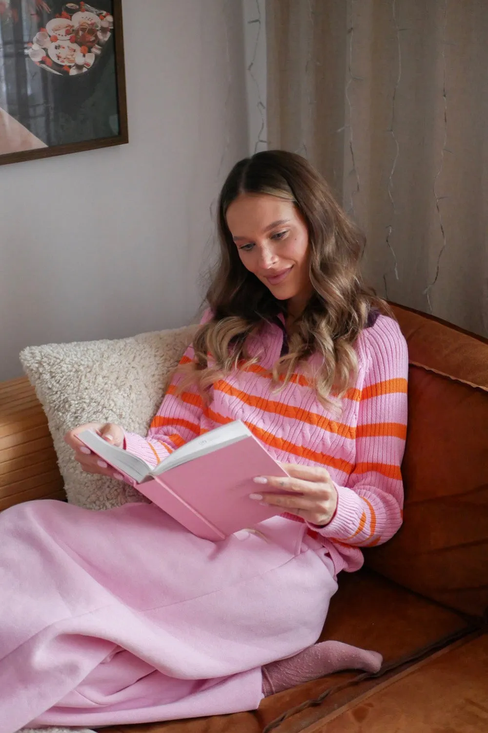 Sweter polo Pink Cloud sold by Naoko product image thumbnail 5