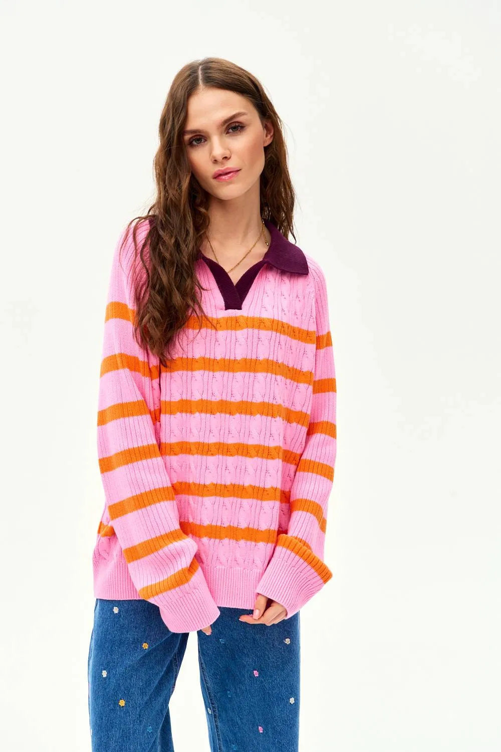 Sweter polo Pink Cloud sold by Naoko product image thumbnail 2