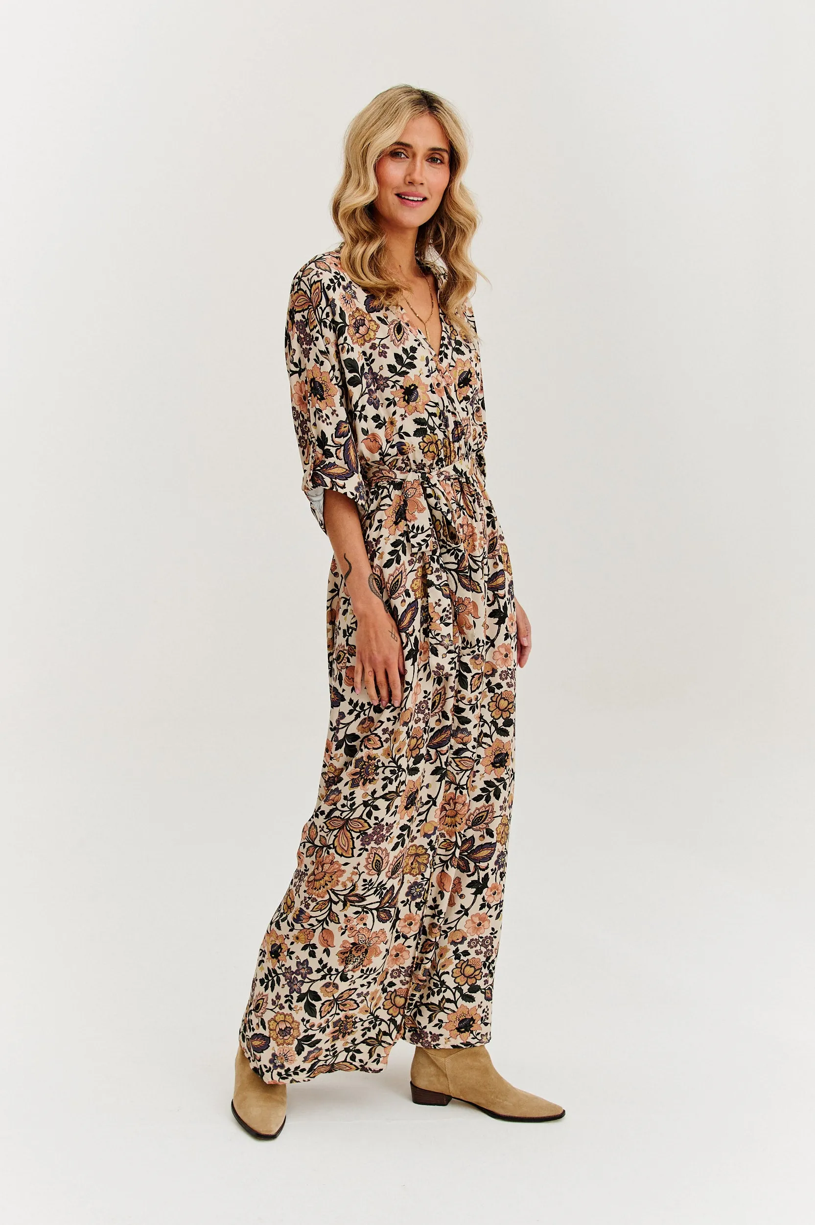 Długa sukienka z wiązaniem Gypsy Dream sold by Naoko product image thumbnail 3