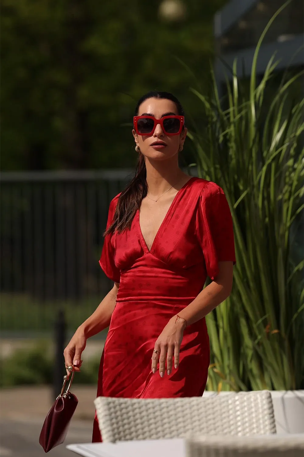 Sukienka midi Mulberry Charm sold by Naoko product image thumbnail 4