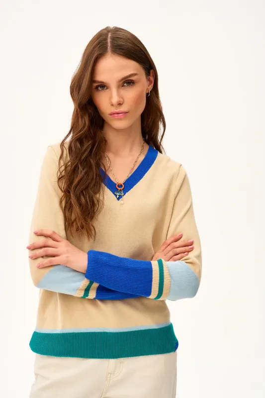 Sweter bawełniany Fresh Direction made by Naoko