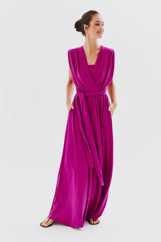 Top infinity Magenta Love made by Naoko