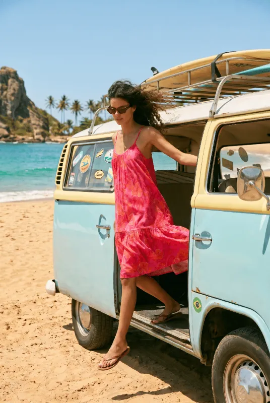 Sukienka mini na ramiączkach Aloha Dress made by Naoko