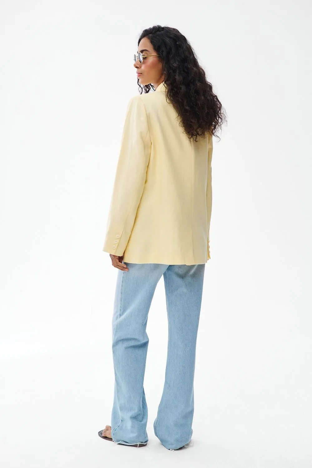 Marynarka z lnem Here Comes the Sun sold by Naoko product image thumbnail 3