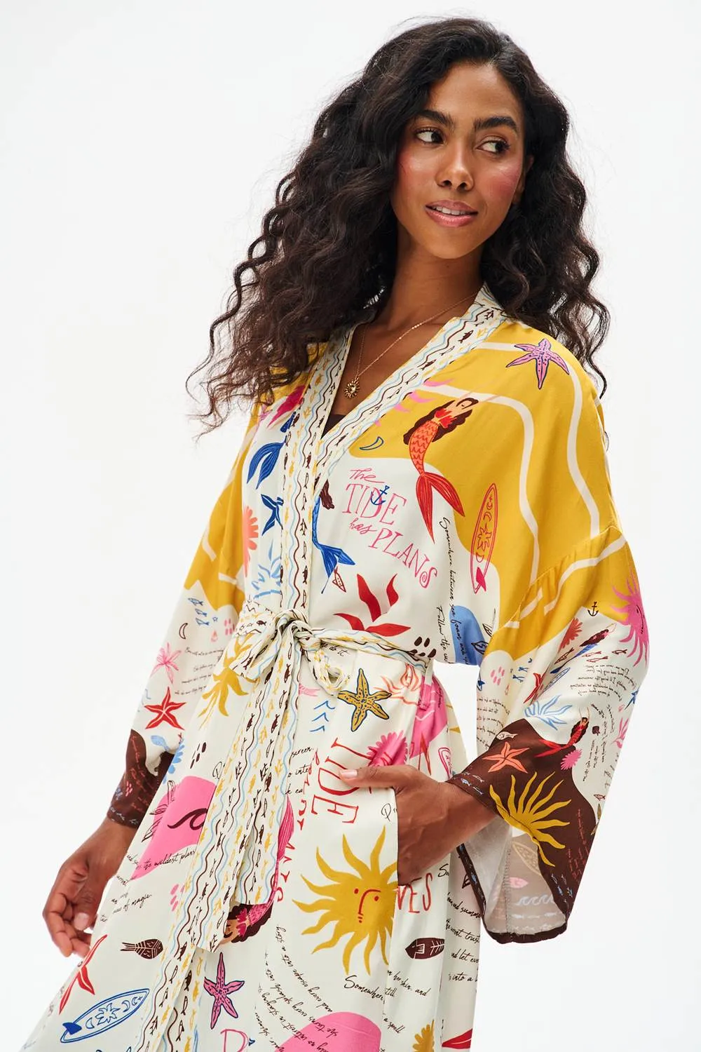 Kimono Born To Break Waves sold by Naoko product image thumbnail 5