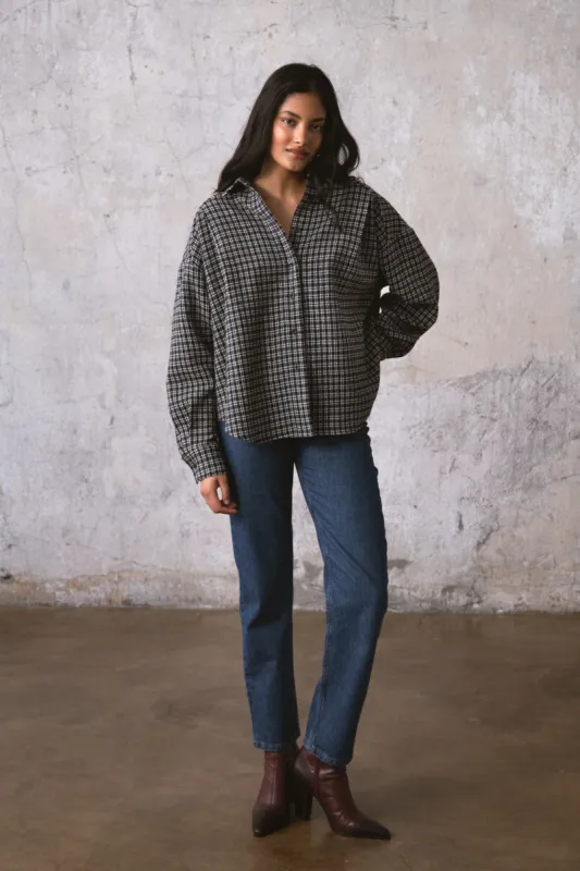 KOSZULA WEŁNIANA ROSEMARY BLACK made by The Odder Side